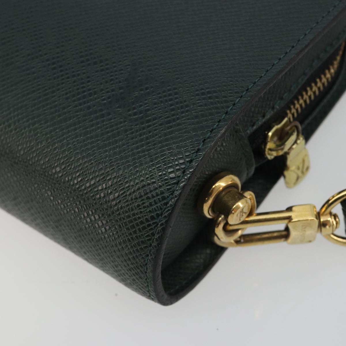 LOUIS VUITTON Taiga Baikal Clutch Bag Epicea M30184 LV Auth BA13916