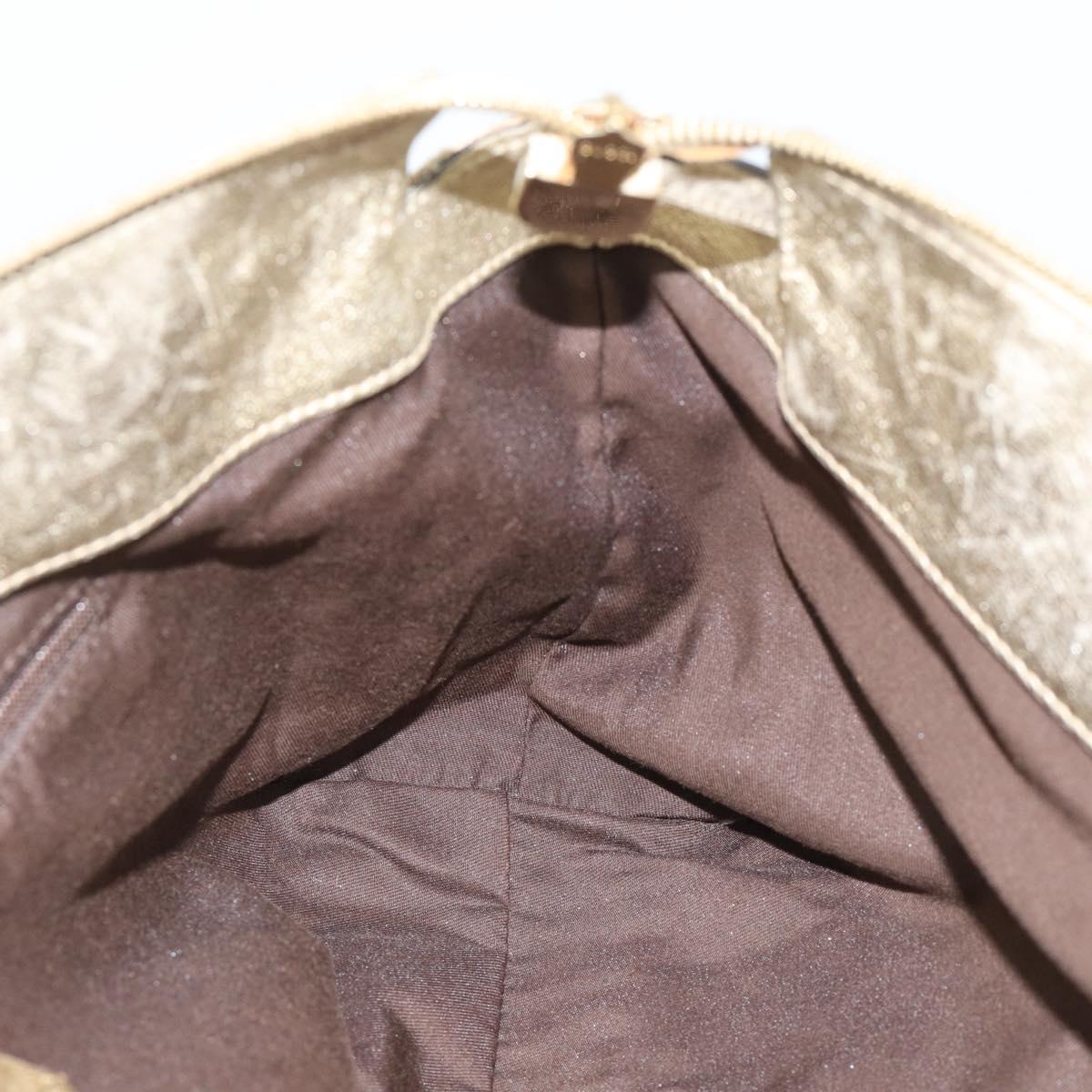 GUCCI GG Canvas Abbey Tote Bag Beige Gold 189831 Auth BA13928A