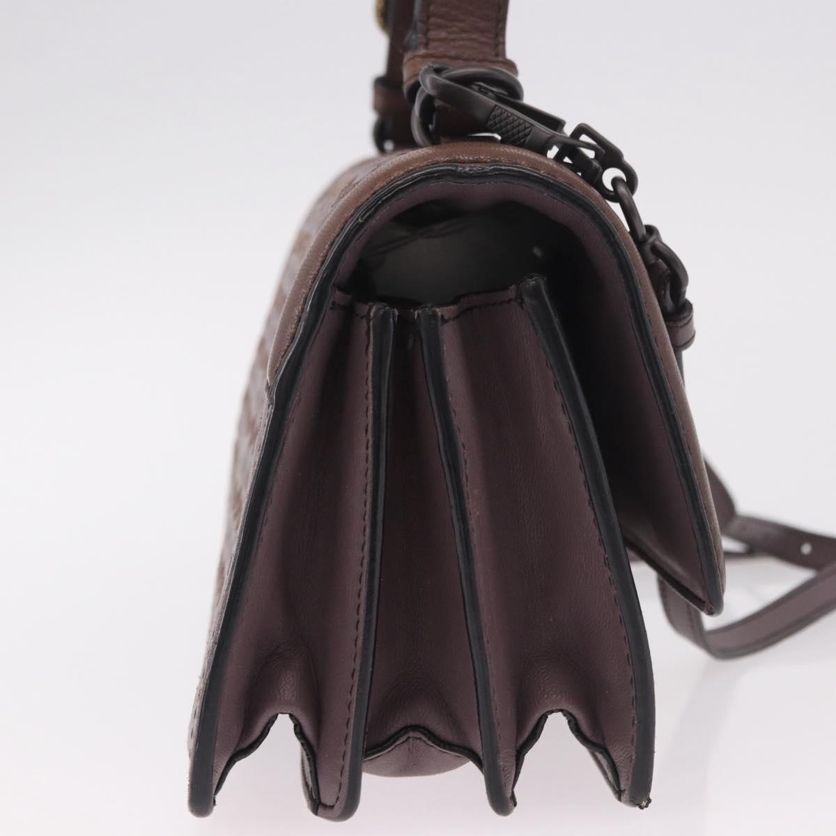 BOTTEGA VENETA INTRECCIATO Hand Bag 2way Purple Auth BA13933A