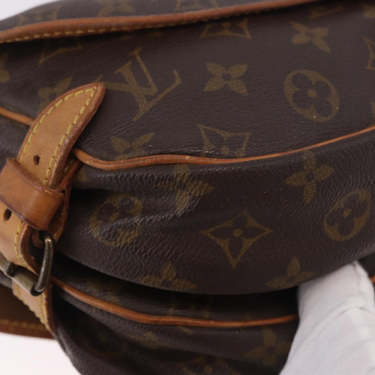 LOUIS VUITTON Monogram Saumur 30 Shoulder Bag M42256 LV Auth BA13945