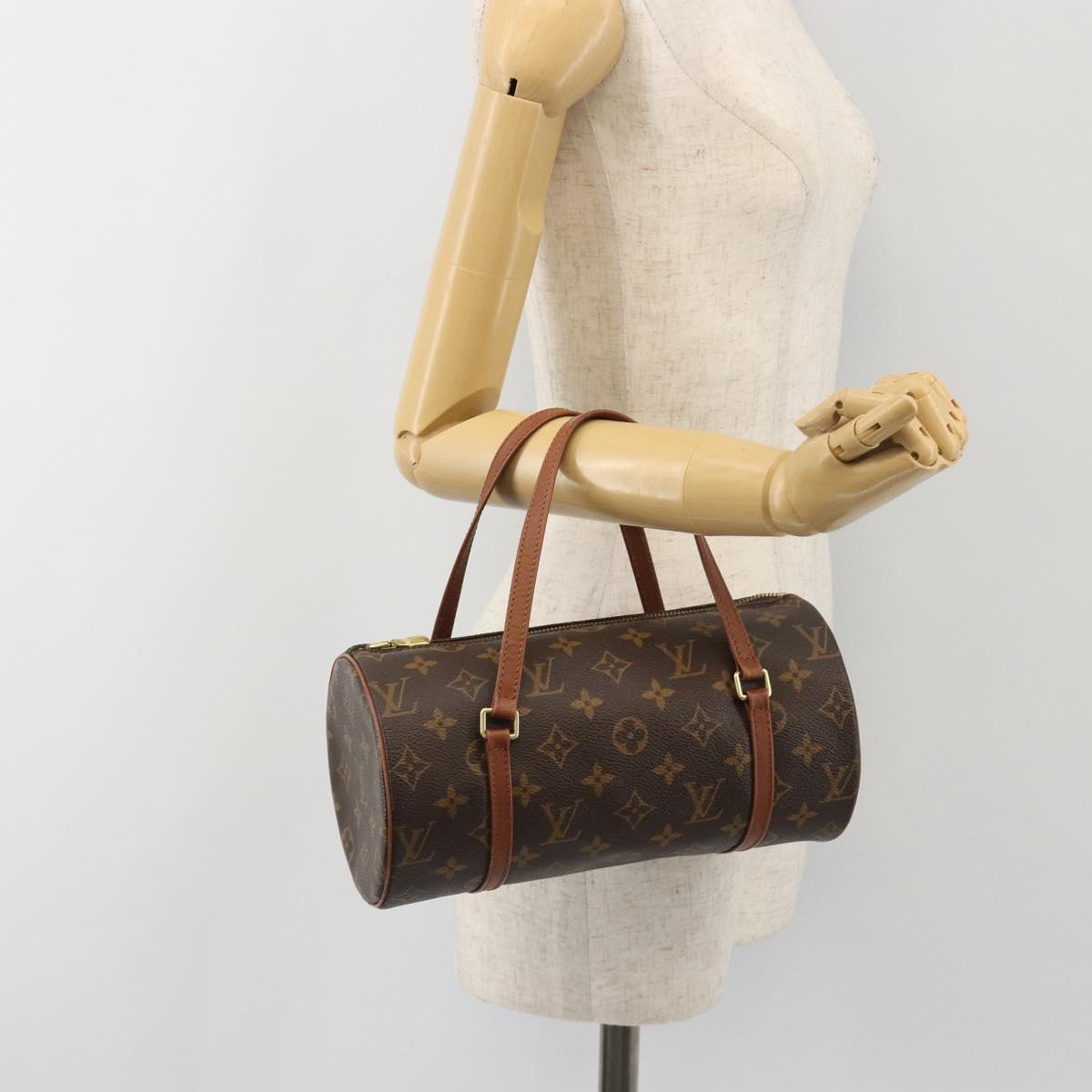 LOUIS VUITTON Monogram Papillon 26 Hand Bag M51366 LV Auth BA13947V