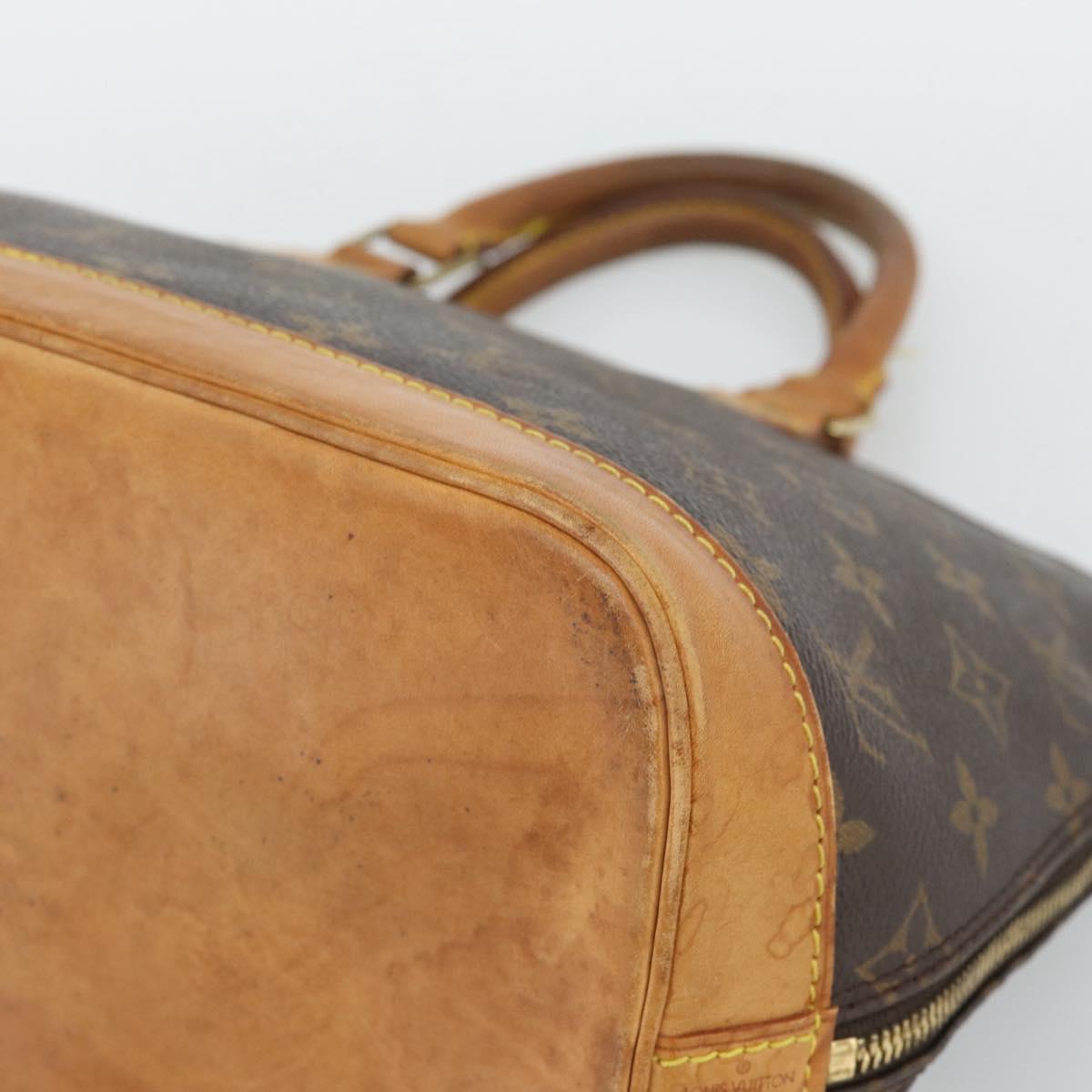 LOUIS VUITTON Monogram Alma Hand Bag M51130 LV Auth BA13949