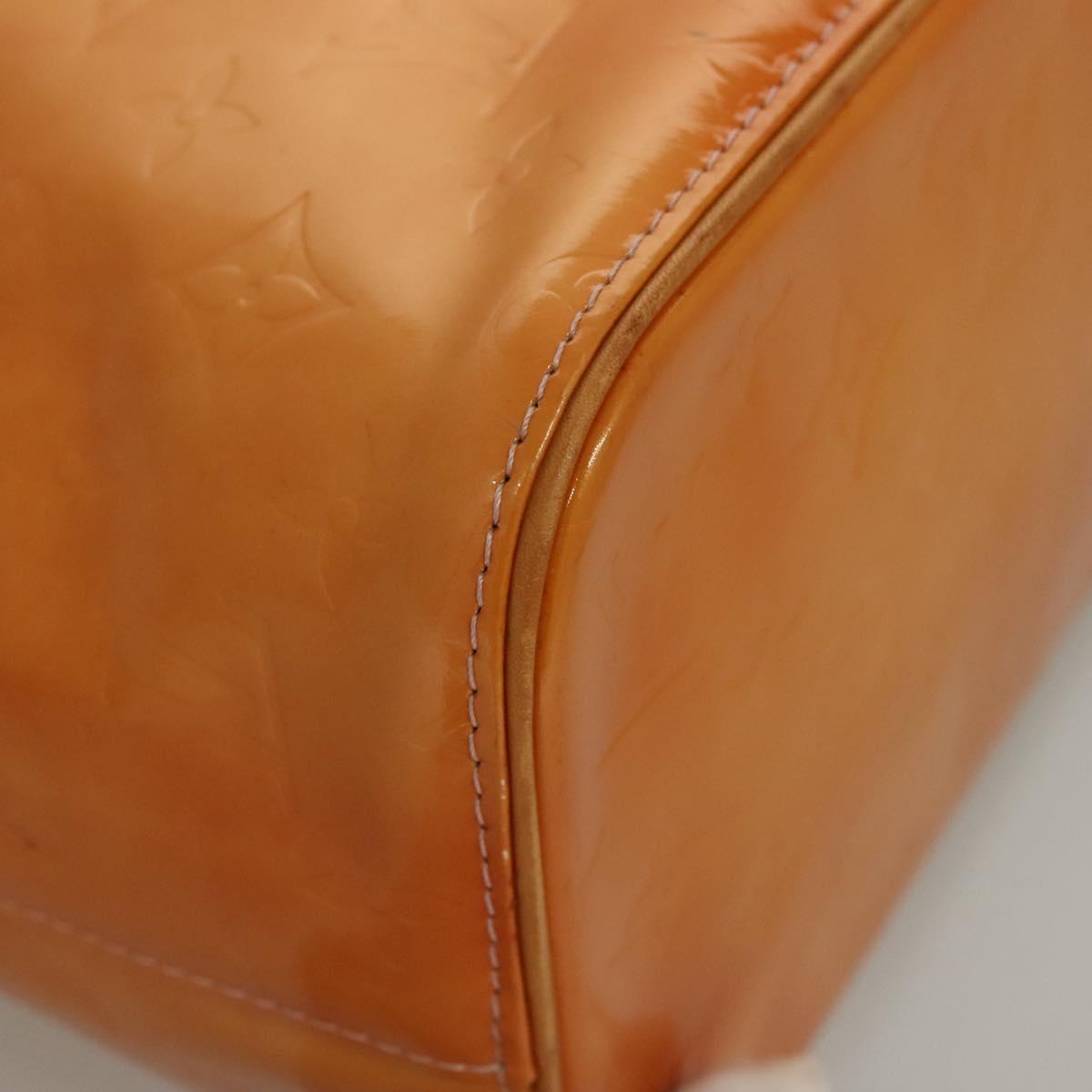 LOUIS VUITTON Monogram Vernis Houston Bag Marshmallow Pink M91302 LV Auth BA1395