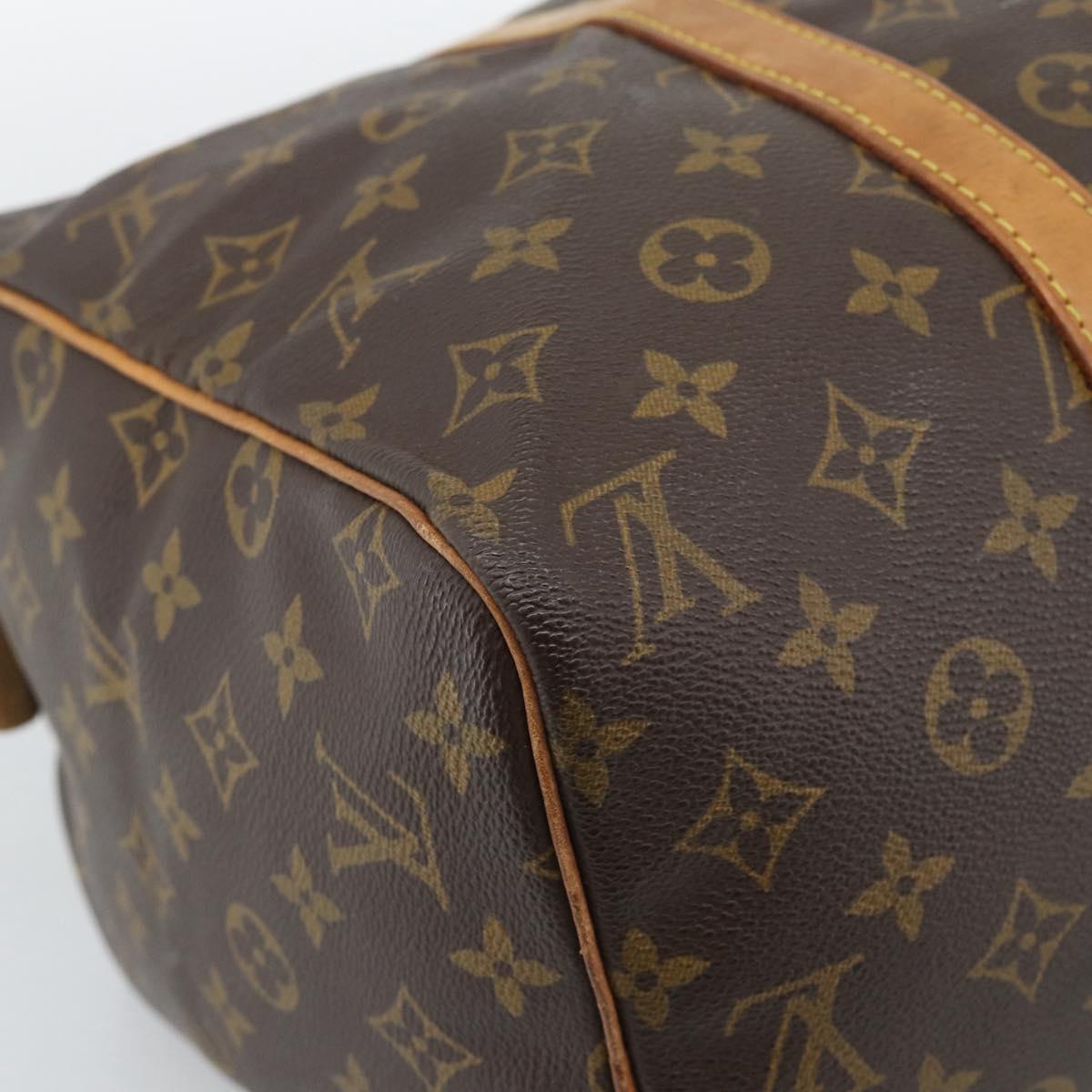 LOUIS VUITTON Monogram Sac Souple 35 Boston Bag M41626 LV Auth BA13950