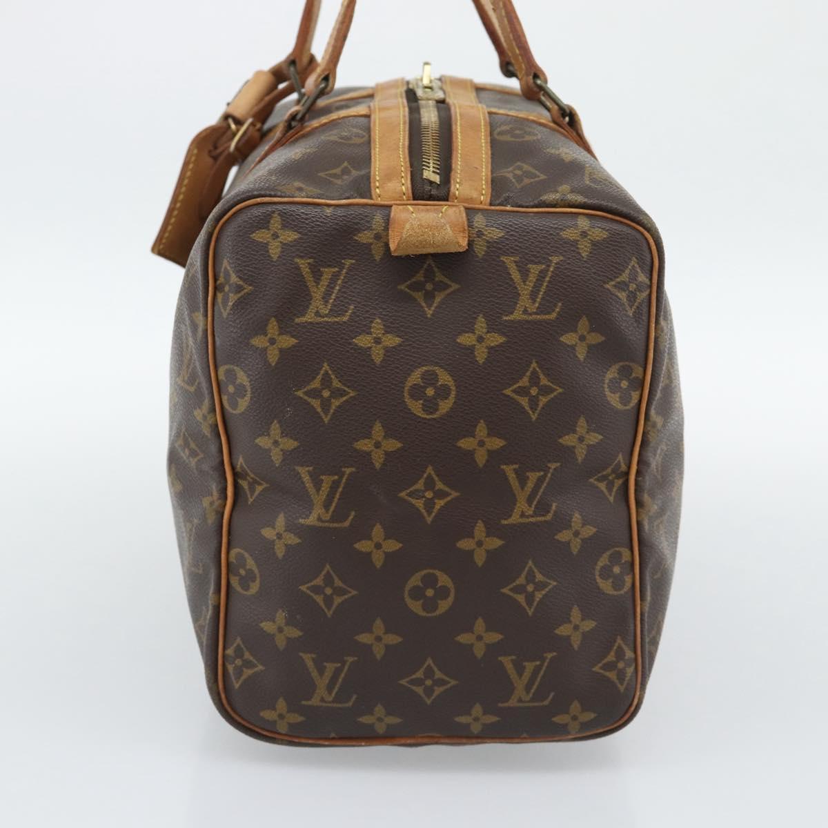 LOUIS VUITTON Monogram Sac Souple 35 Boston Bag M41626 LV Auth BA13950