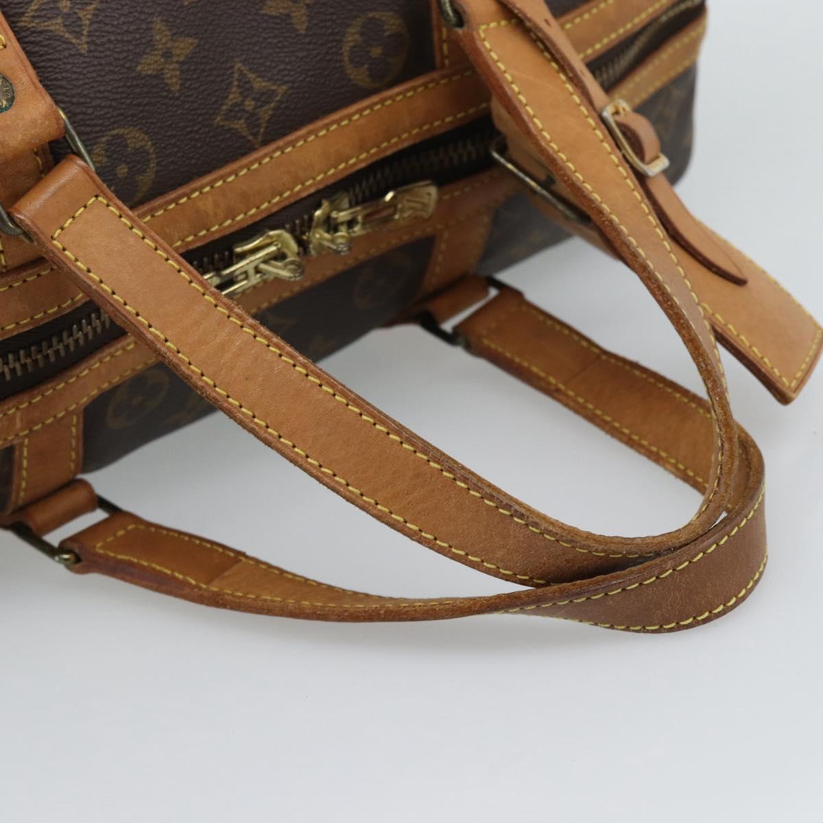 LOUIS VUITTON Monogram Sac Souple 35 Boston Bag M41626 LV Auth BA13950