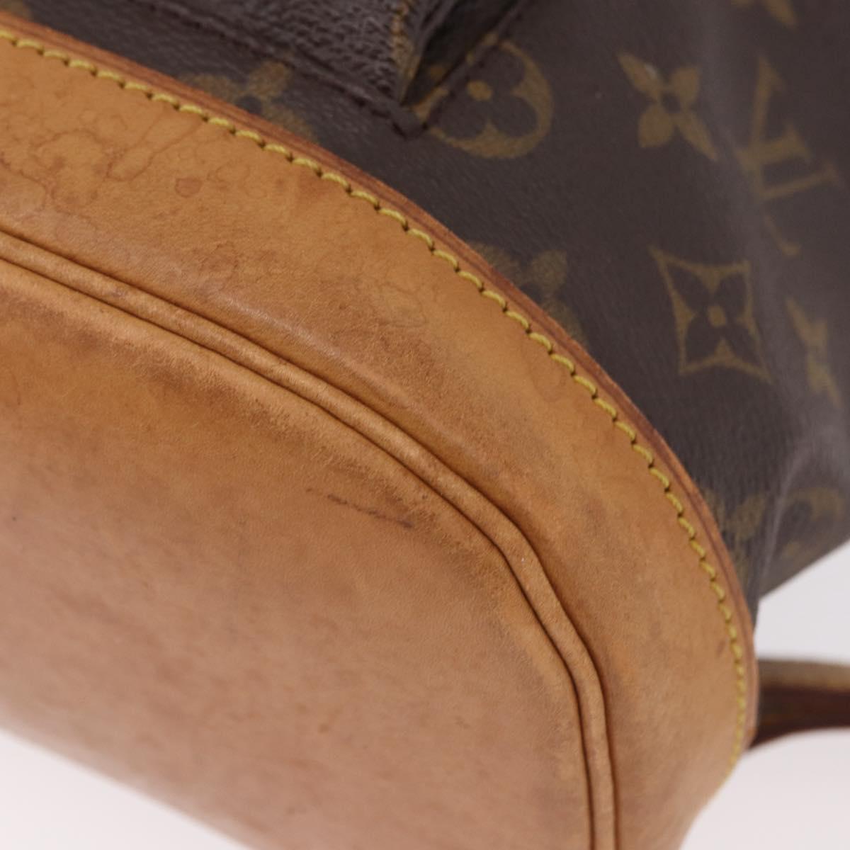 LOUIS VUITTON Monogram Montsouris MM Backpack M51136 LV Auth BA13952