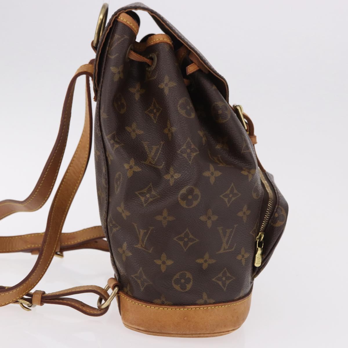 LOUIS VUITTON Monogram Montsouris MM Backpack M51136 LV Auth BA13952