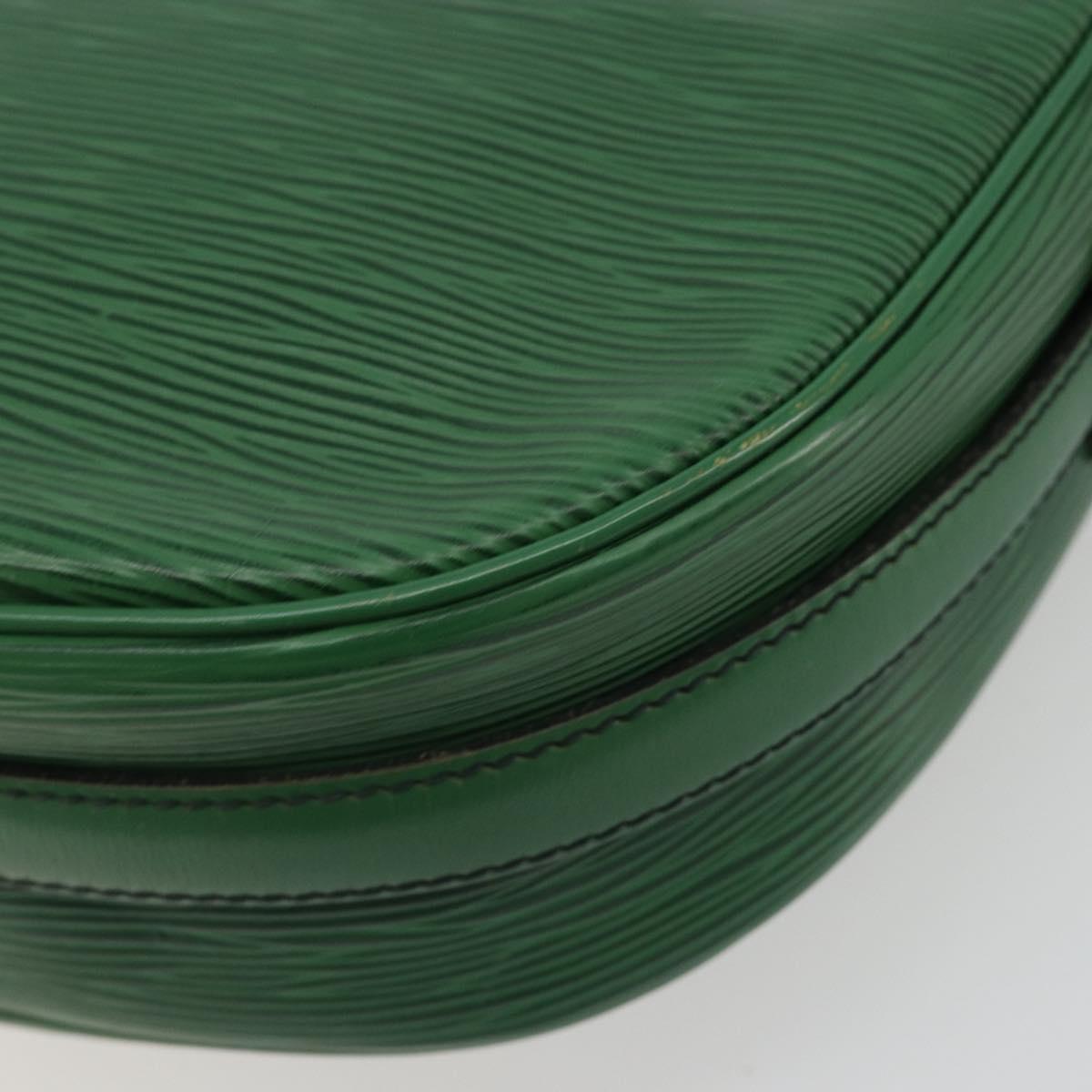 LOUIS VUITTON Epi Jeune Fille MM Shoulder Bag Green M52154 LV Auth BA13953A