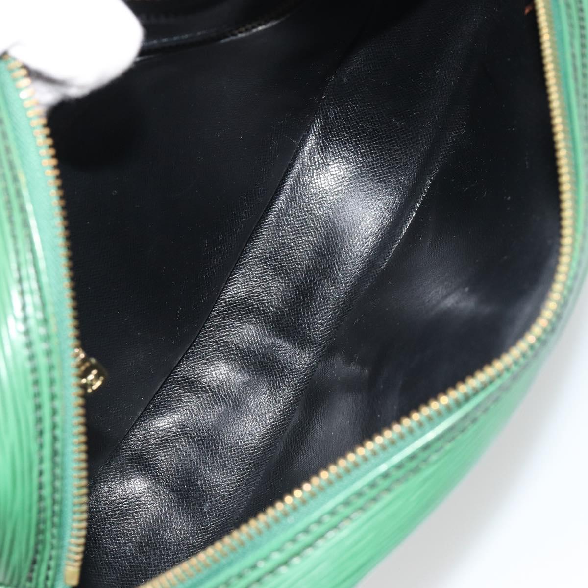 LOUIS VUITTON Epi Jeune Fille MM Shoulder Bag Green M52154 LV Auth BA13953A