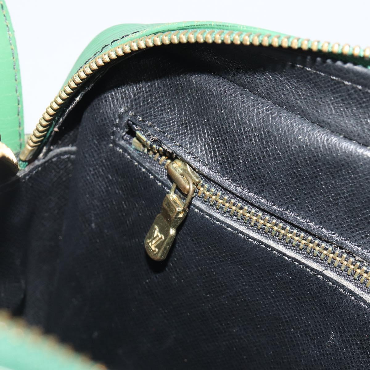 LOUIS VUITTON Epi Jeune Fille MM Shoulder Bag Green M52154 LV Auth BA13953A