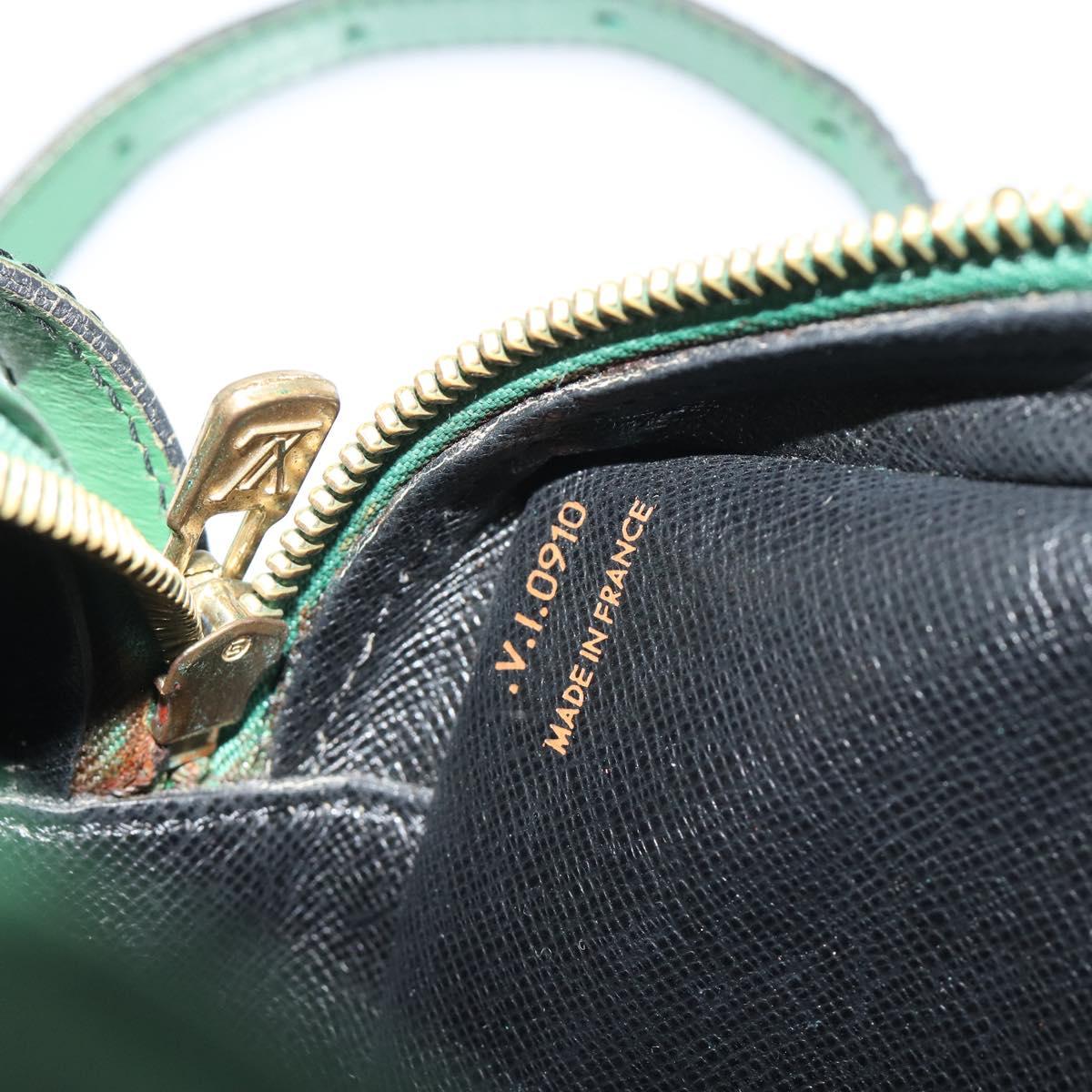 LOUIS VUITTON Epi Jeune Fille MM Shoulder Bag Green M52154 LV Auth BA13953A
