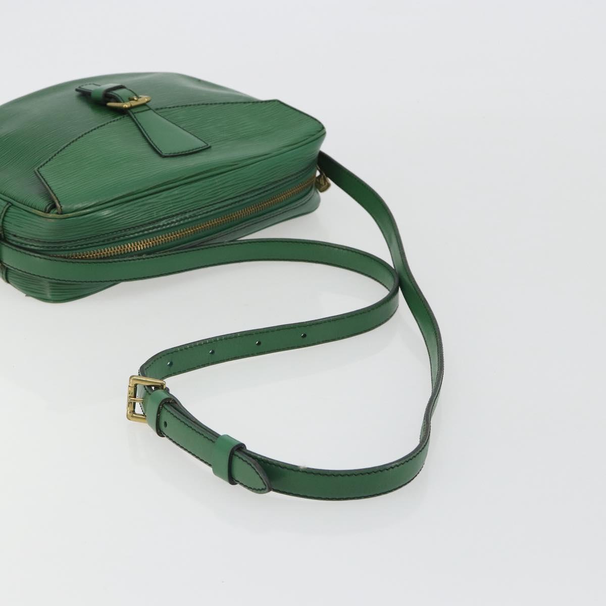LOUIS VUITTON Epi Jeune Fille MM Shoulder Bag Green M52154 LV Auth BA13953A