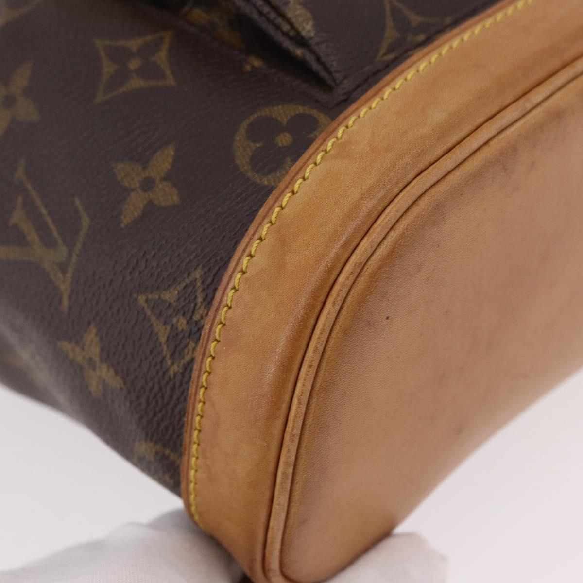 LOUIS VUITTON Monogram Montsouris PM Backpack M51137 LV Auth BA13969V