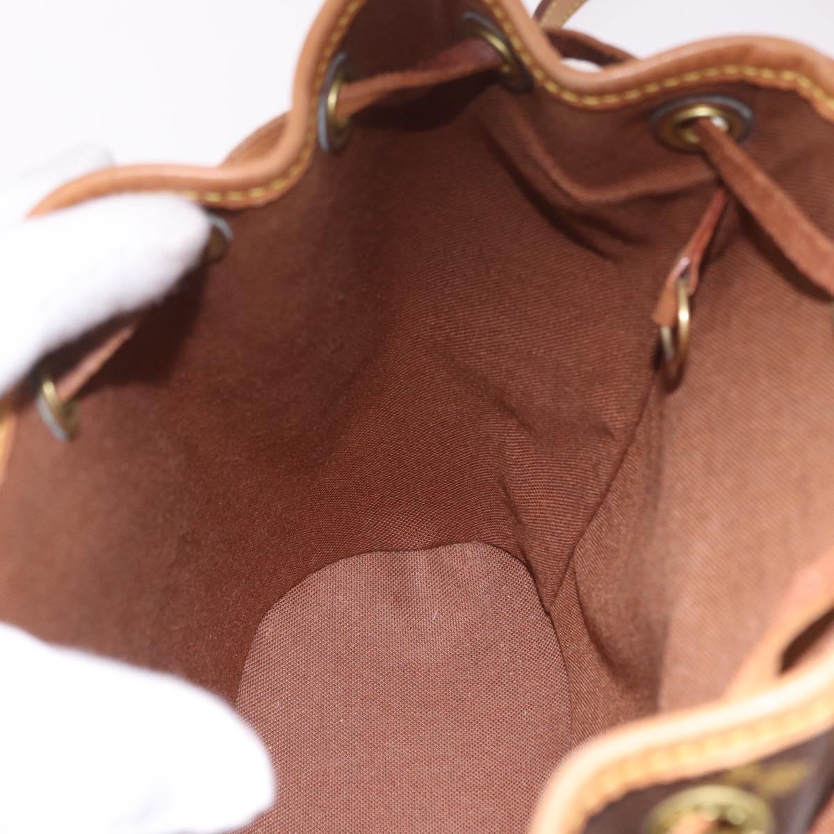 LOUIS VUITTON Monogram Montsouris PM Backpack M51137 LV Auth BA13969V