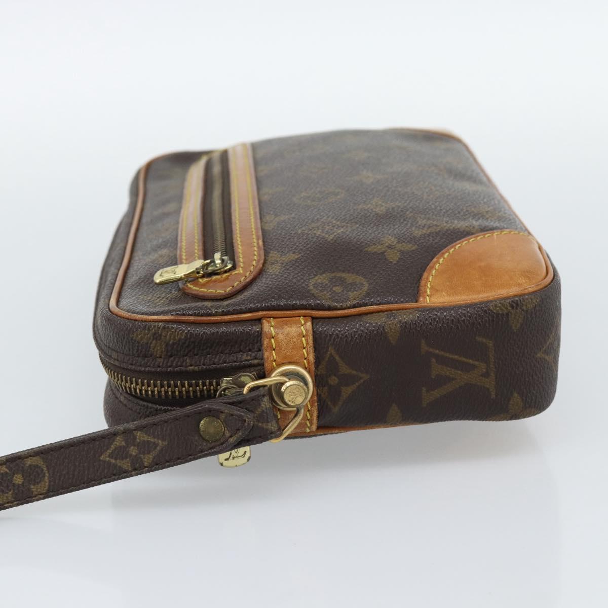 LOUIS VUITTON Monogram Marly Dragonne GM Clutch Bag M51825 LV Auth BA13973