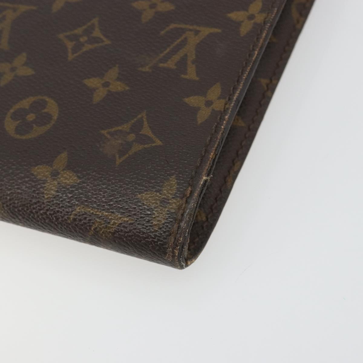 LOUIS VUITTON Monogram Posh Ministor Briefcase M53445 LV Auth BA13974