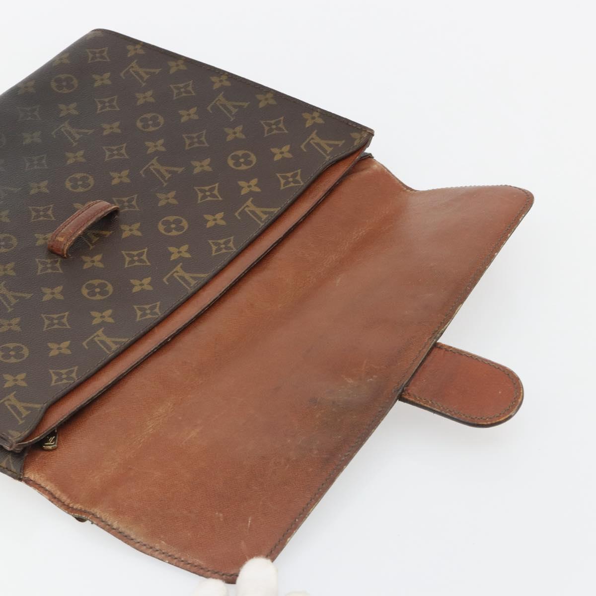 LOUIS VUITTON Monogram Posh Ministor Briefcase M53445 LV Auth BA13974