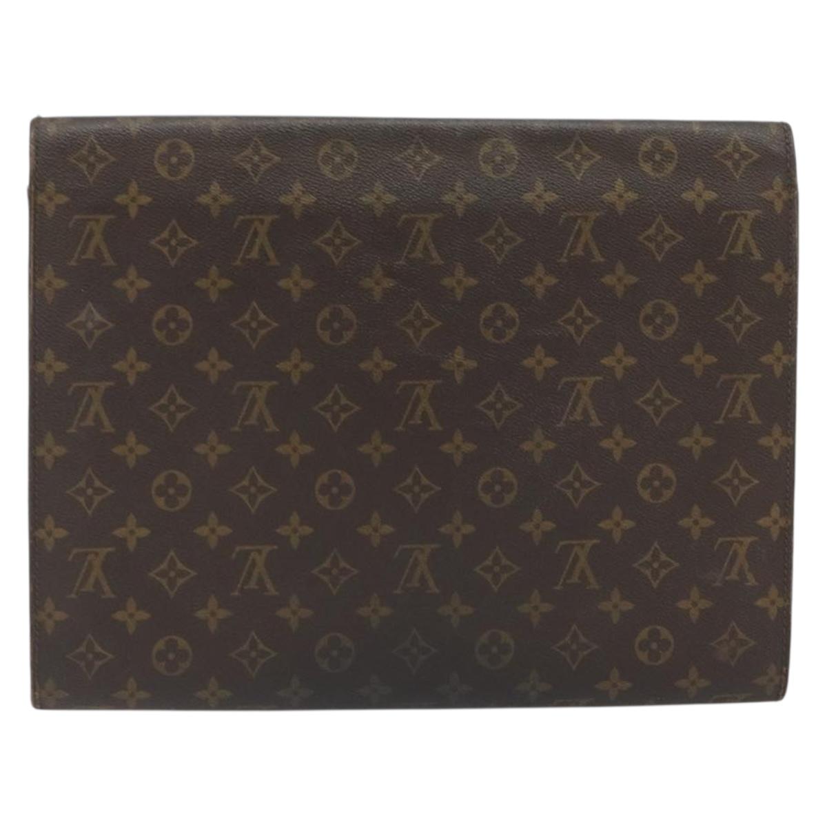 LOUIS VUITTON Monogram Posh Ministor Briefcase M53445 LV Auth BA13974