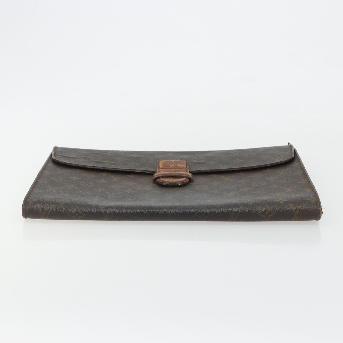 LOUIS VUITTON Monogram Posh Ministor Briefcase M53445 LV Auth BA13974