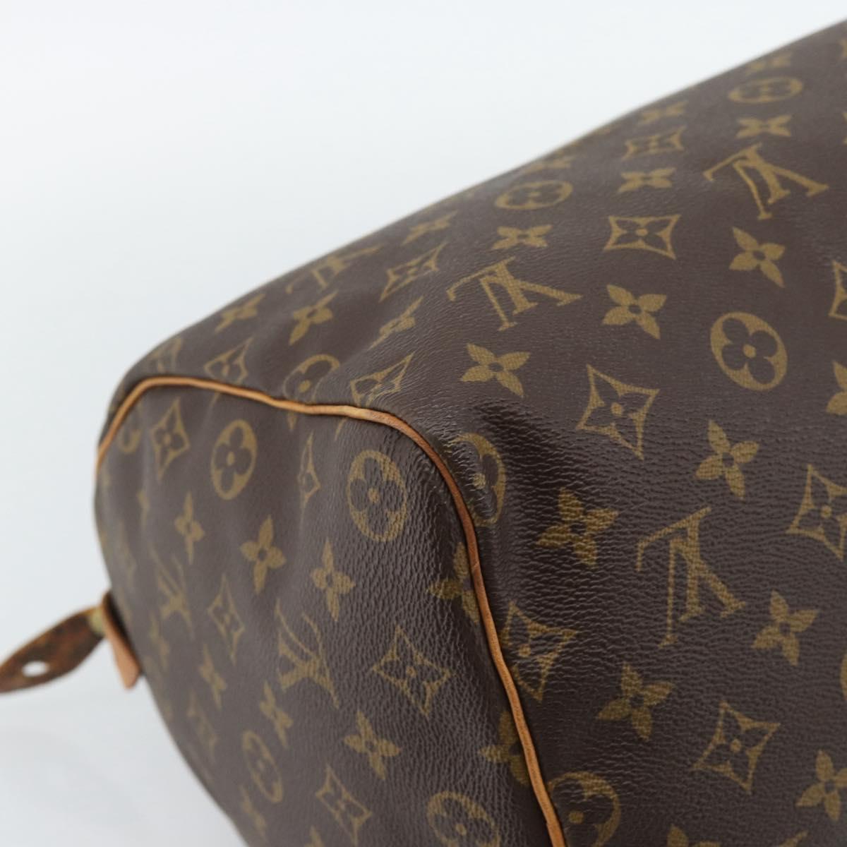 LOUIS VUITTON Monogram Speedy 40 Hand Bag M41522 LV Auth BA13975