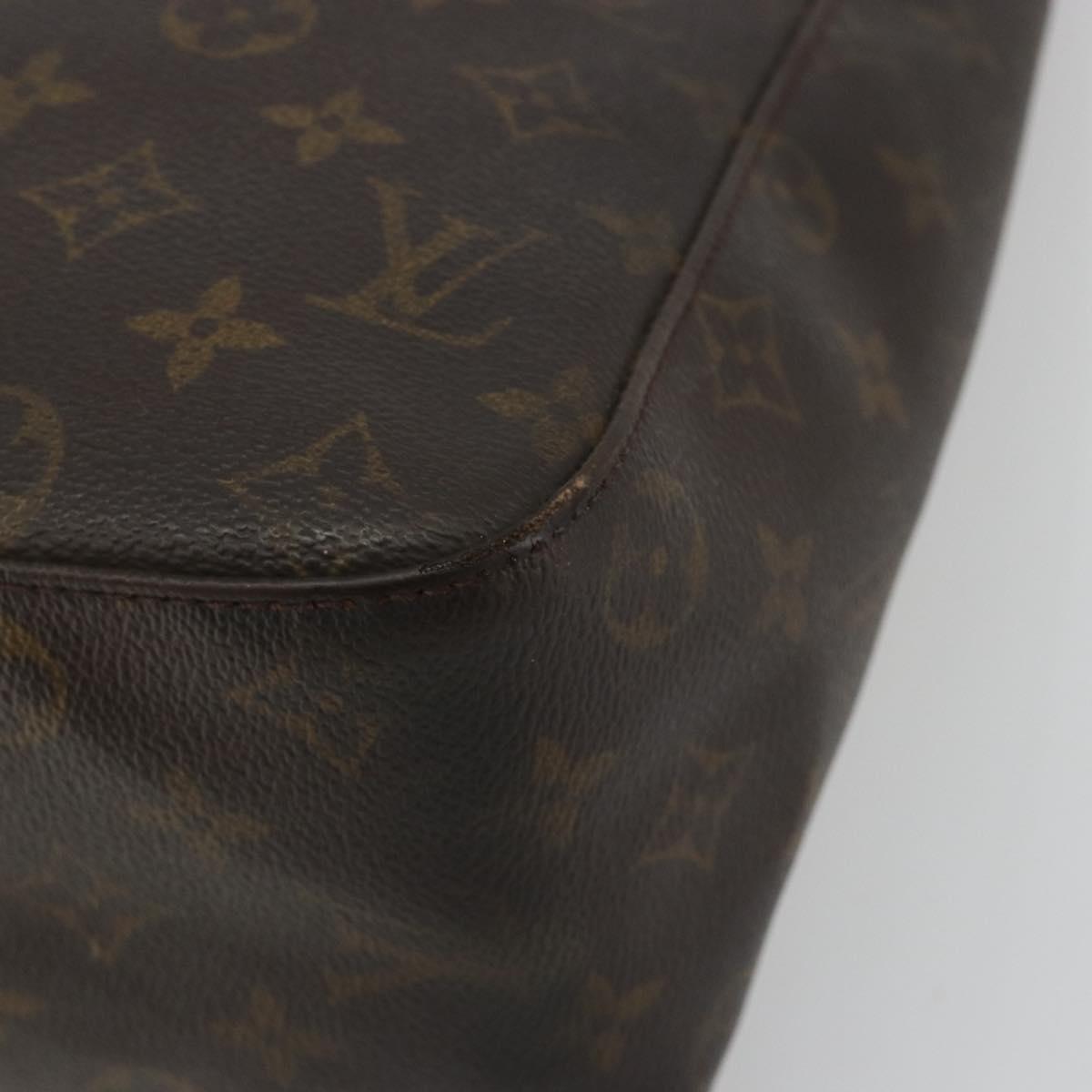 LOUIS VUITTON Monogram Looping GM Shoulder Bag M51145 LV Auth BA13977