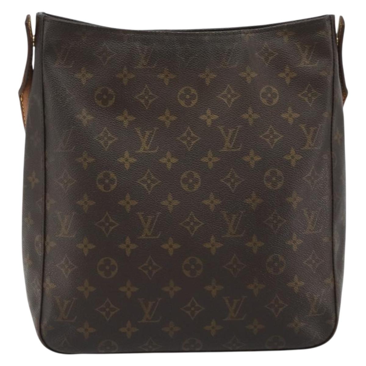 LOUIS VUITTON Monogram Looping GM Shoulder Bag M51145 LV Auth BA13977