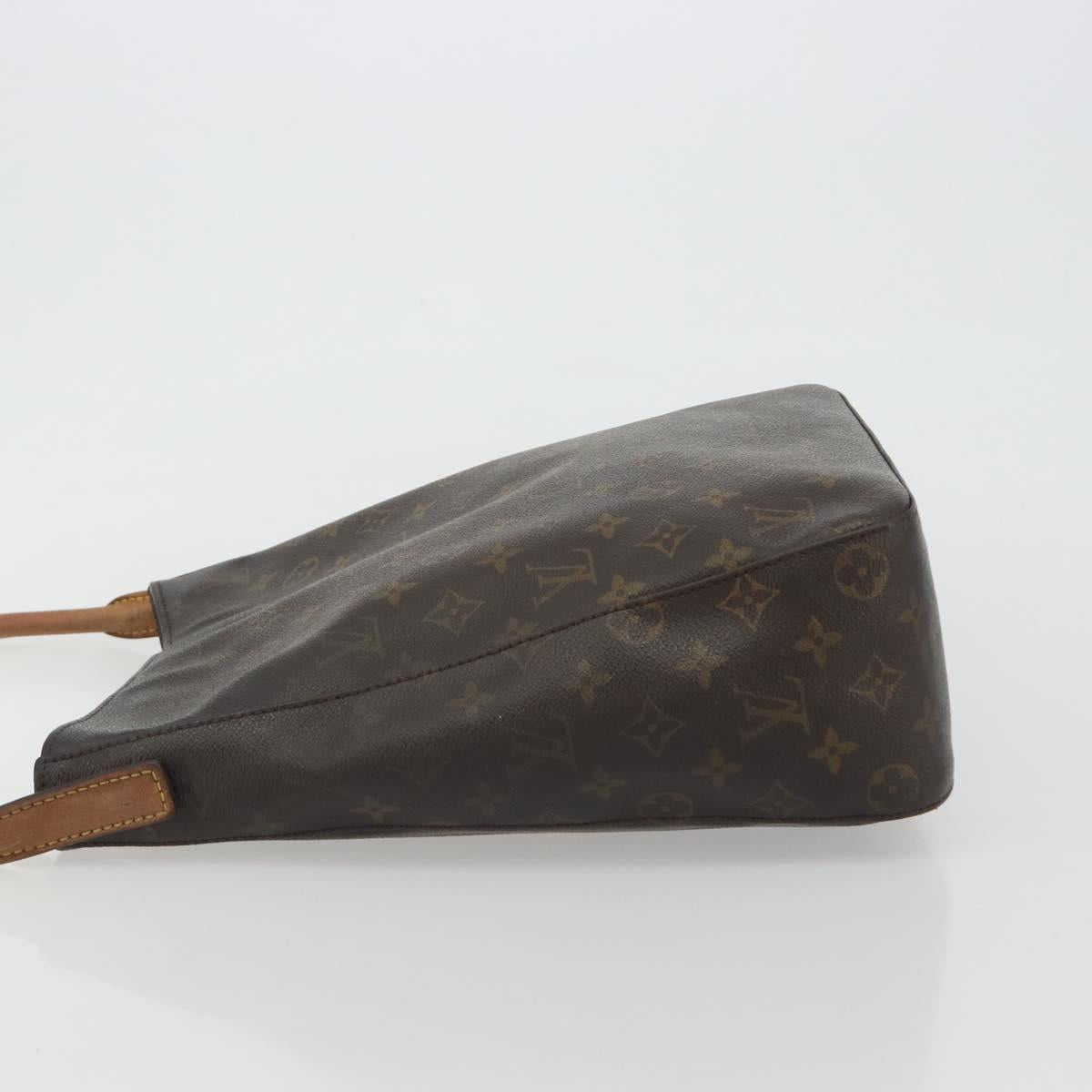 LOUIS VUITTON Monogram Looping GM Shoulder Bag M51145 LV Auth BA13977