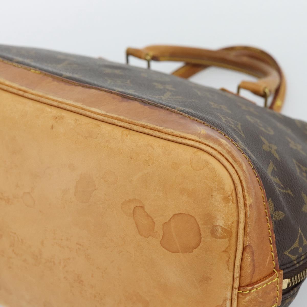LOUIS VUITTON Monogram Alma Hand Bag M51130 LV Auth BA13981