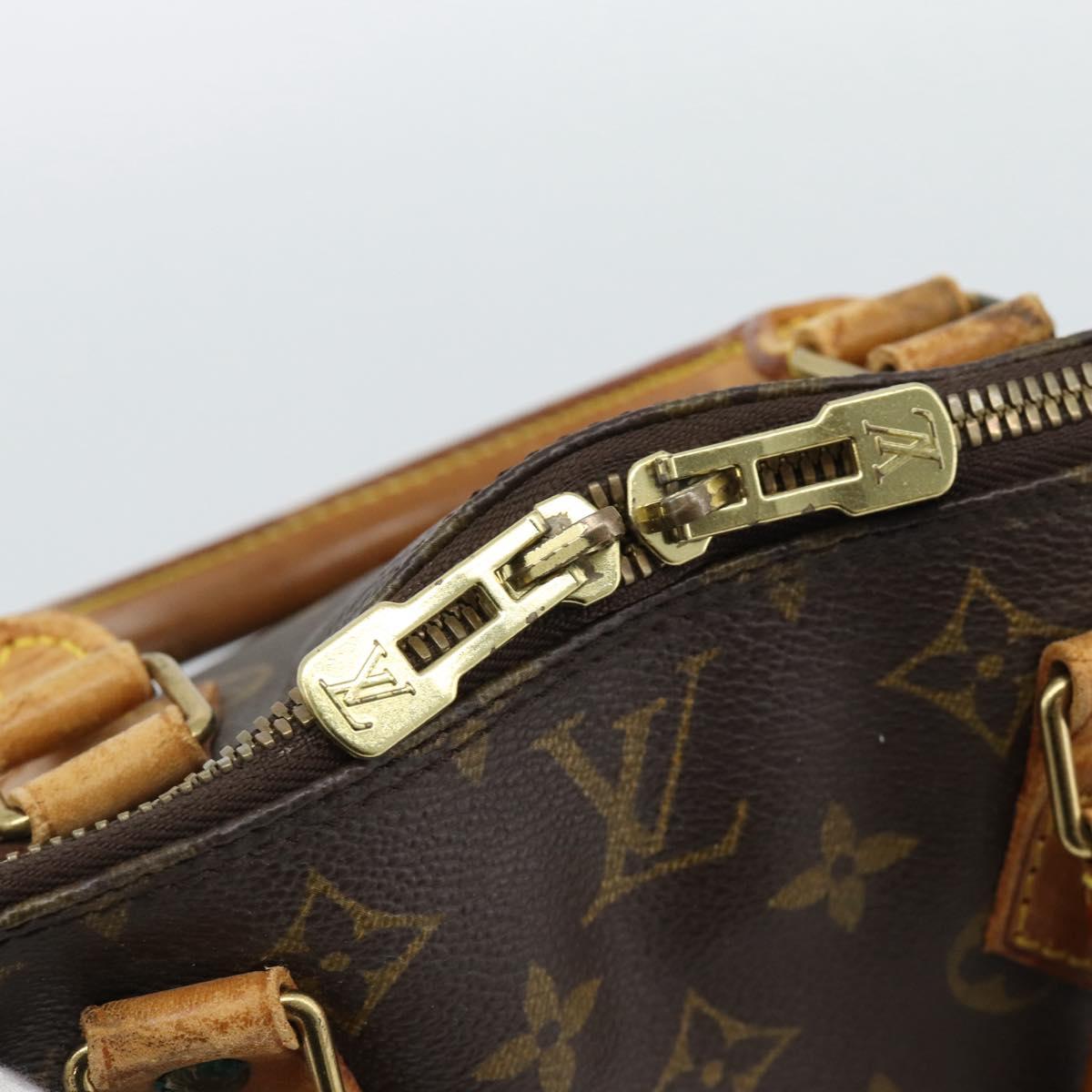 LOUIS VUITTON Monogram Alma Hand Bag M51130 LV Auth BA13981