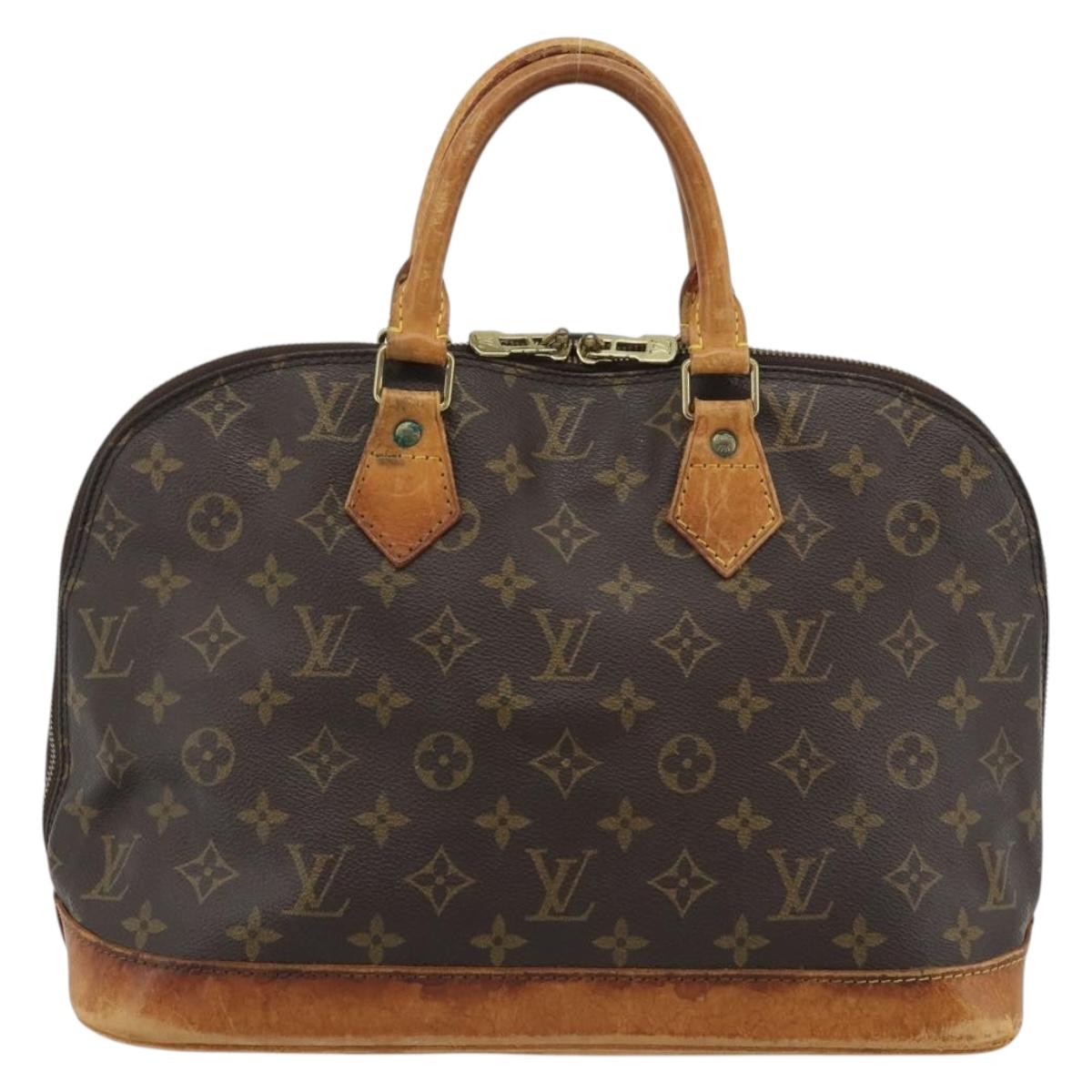 LOUIS VUITTON Monogram Alma Hand Bag M51130 LV Auth BA13981