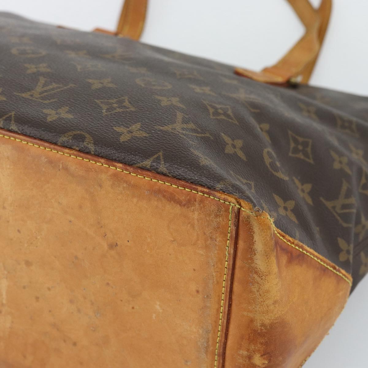 LOUIS VUITTON Monogram Cabas Mezzo Tote Bag M51151 LV Auth BA13982
