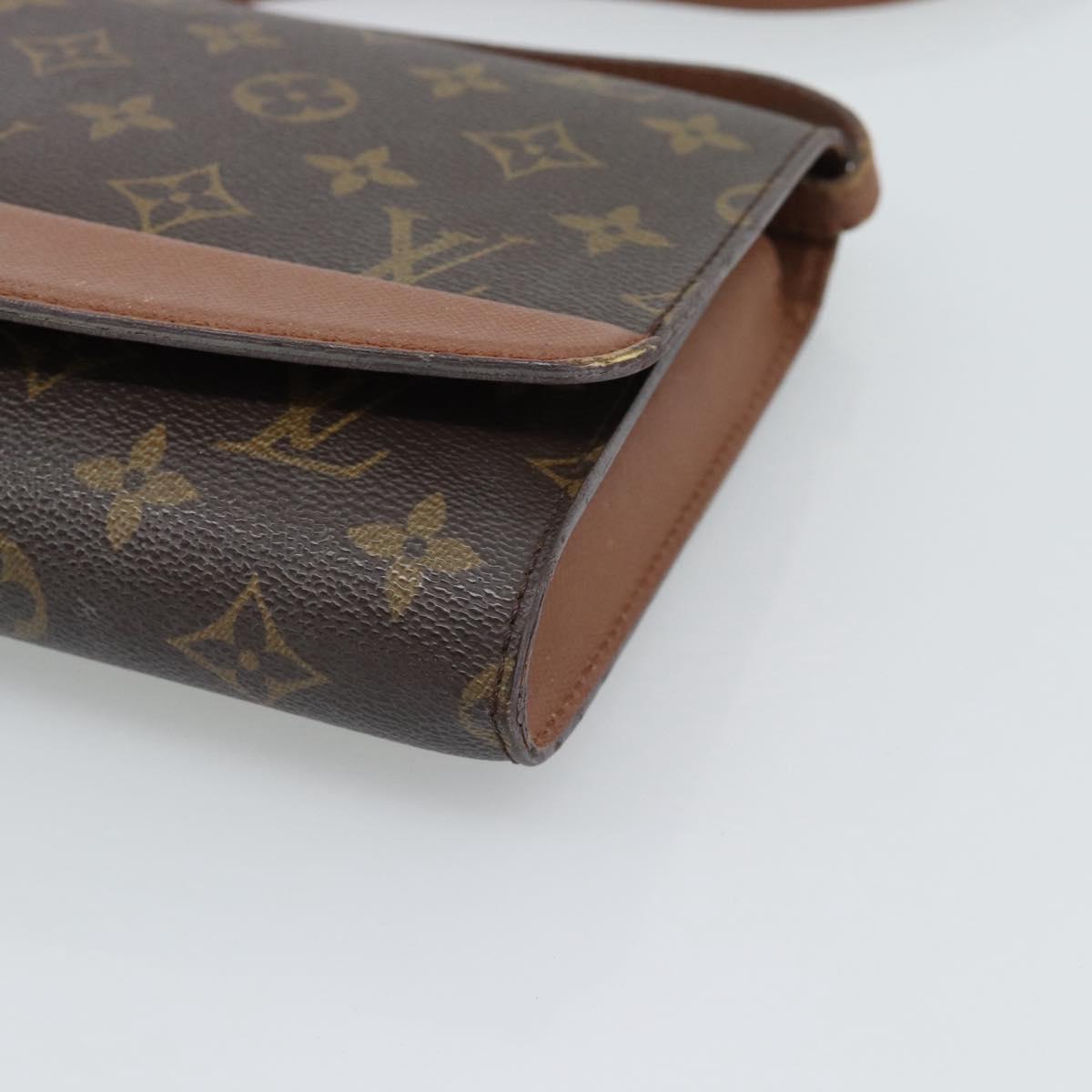 LOUIS VUITTON Monogram Bordeaux 24 Shoulder Bag M51798 LV Auth BA13984