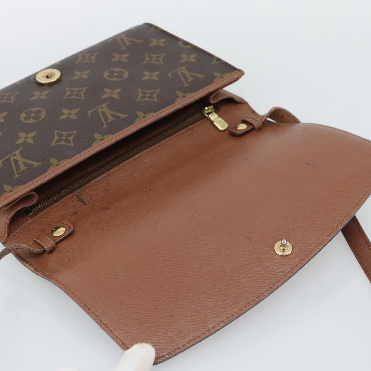 LOUIS VUITTON Monogram Bordeaux 24 Shoulder Bag M51798 LV Auth BA13984