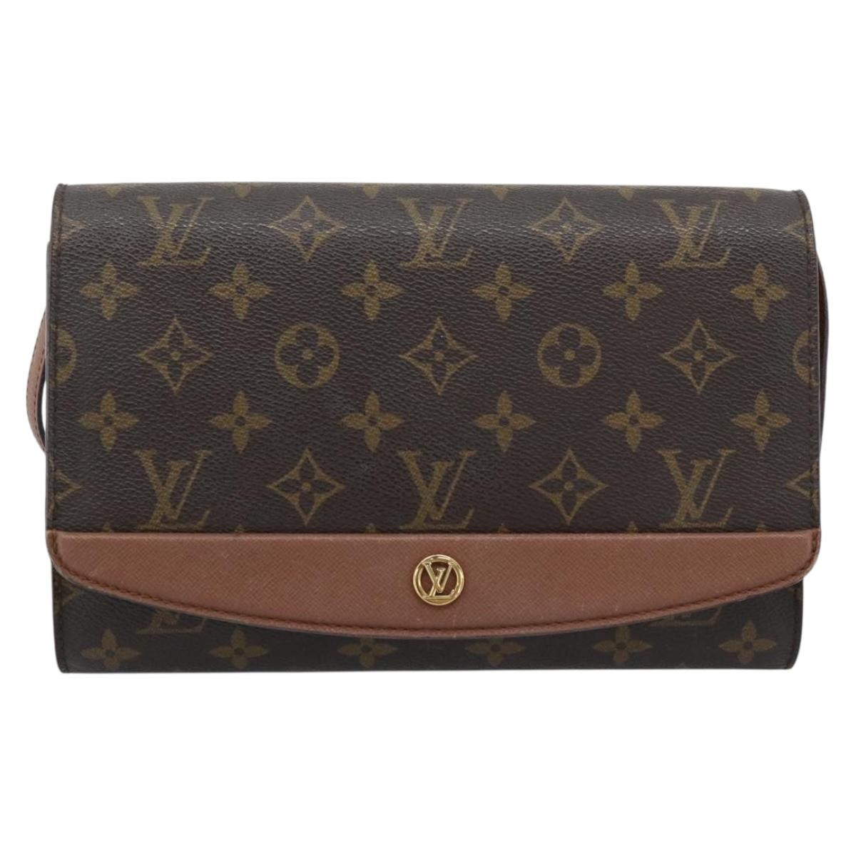 LOUIS VUITTON Monogram Bordeaux 24 Shoulder Bag M51798 LV Auth BA13984