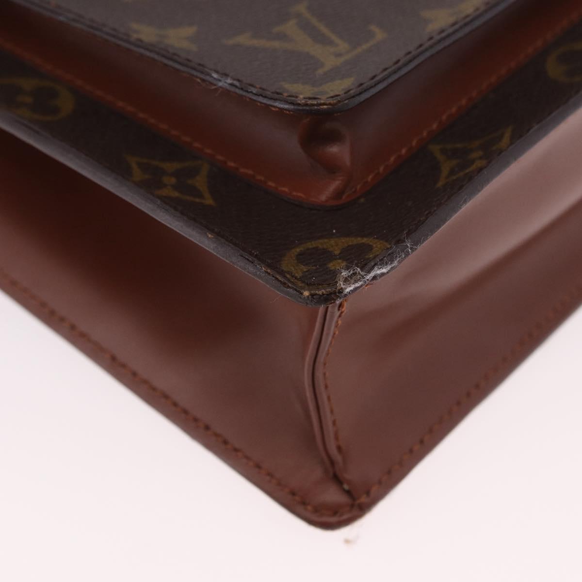 LOUIS VUITTON Monogram Monceau 26 Hand Bag 2way M51187 LV Auth BA13985