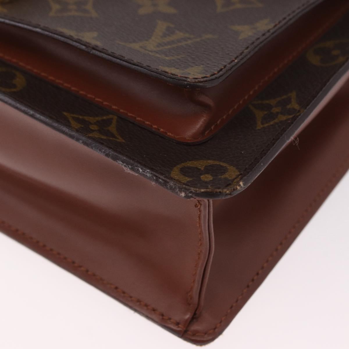 LOUIS VUITTON Monogram Monceau 26 Hand Bag 2way M51187 LV Auth BA13985