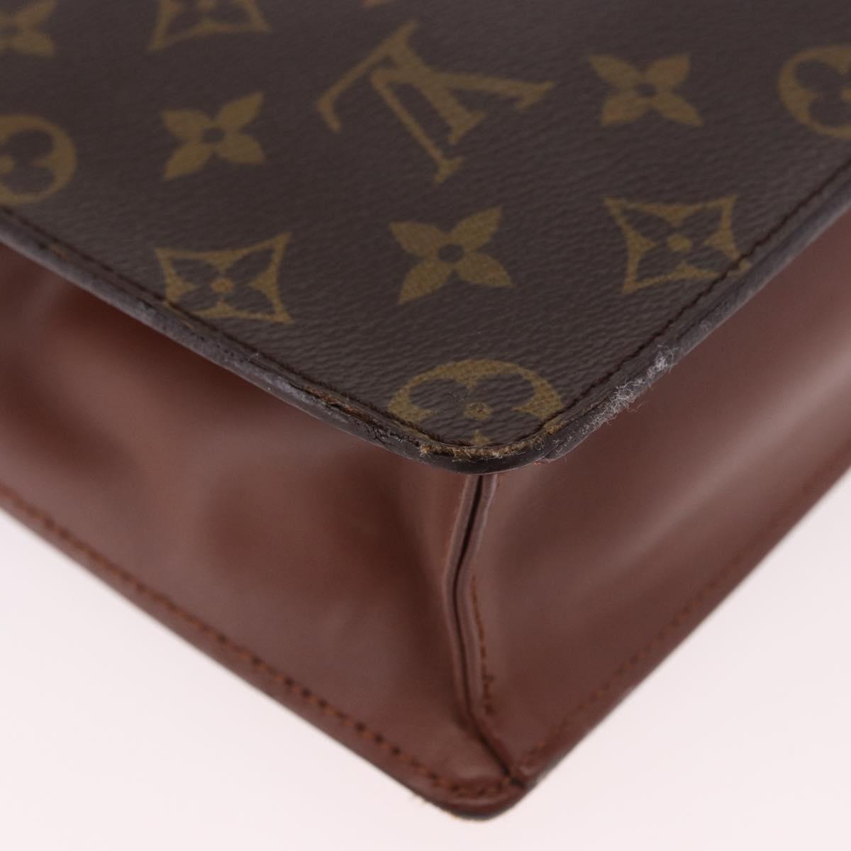 LOUIS VUITTON Monogram Monceau 26 Hand Bag 2way M51187 LV Auth BA13985
