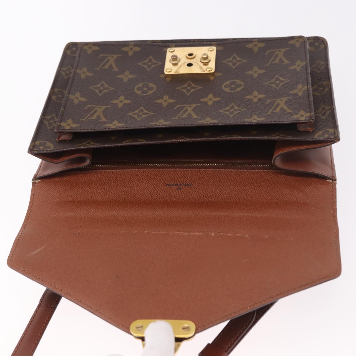 LOUIS VUITTON Monogram Monceau 26 Hand Bag 2way M51187 LV Auth BA13985