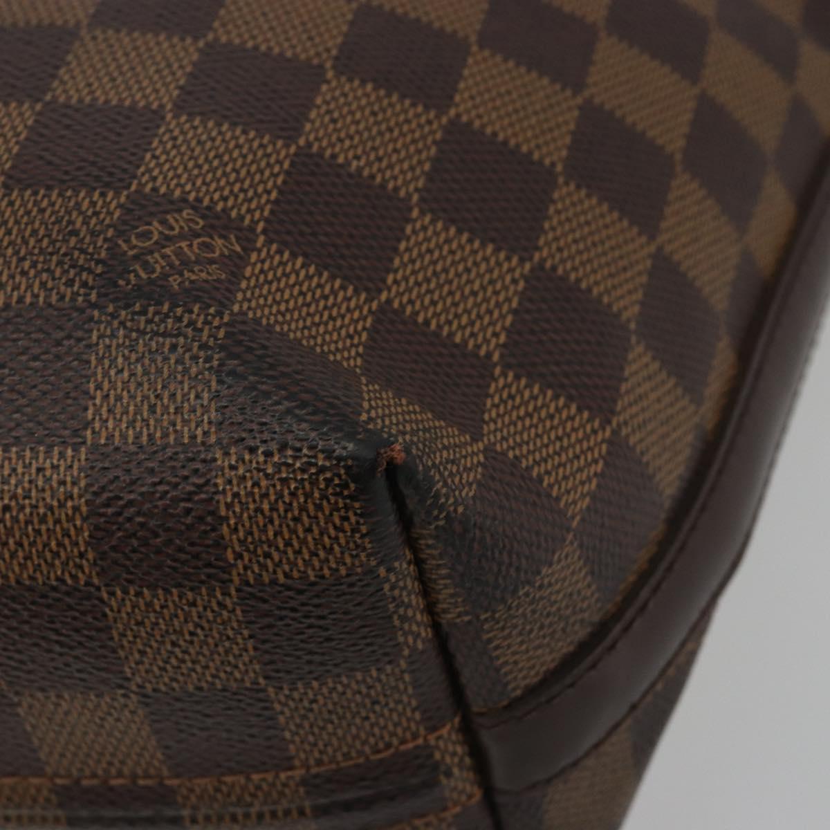 LOUIS VUITTON Damier Ebene Illovo MM Shoulder Bag N51995 LV Auth BA13990