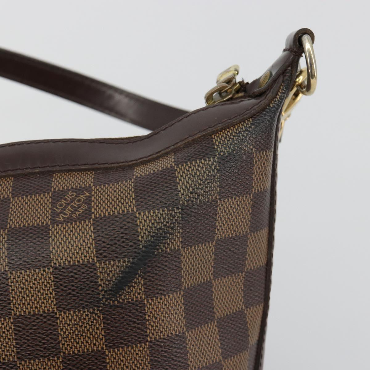 LOUIS VUITTON Damier Ebene Illovo MM Shoulder Bag N51995 LV Auth BA13990