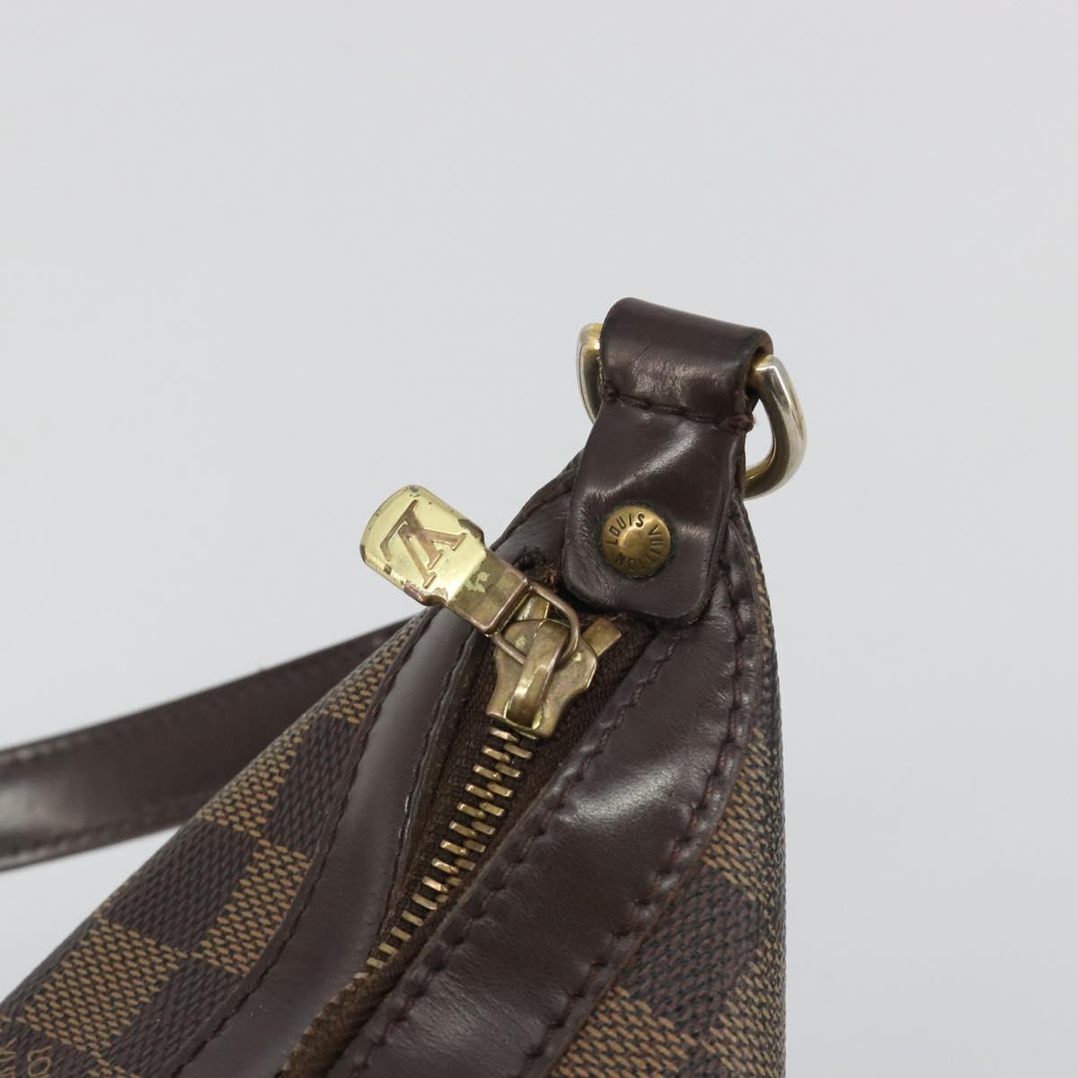 LOUIS VUITTON Damier Ebene Illovo MM Shoulder Bag N51995 LV Auth BA13990