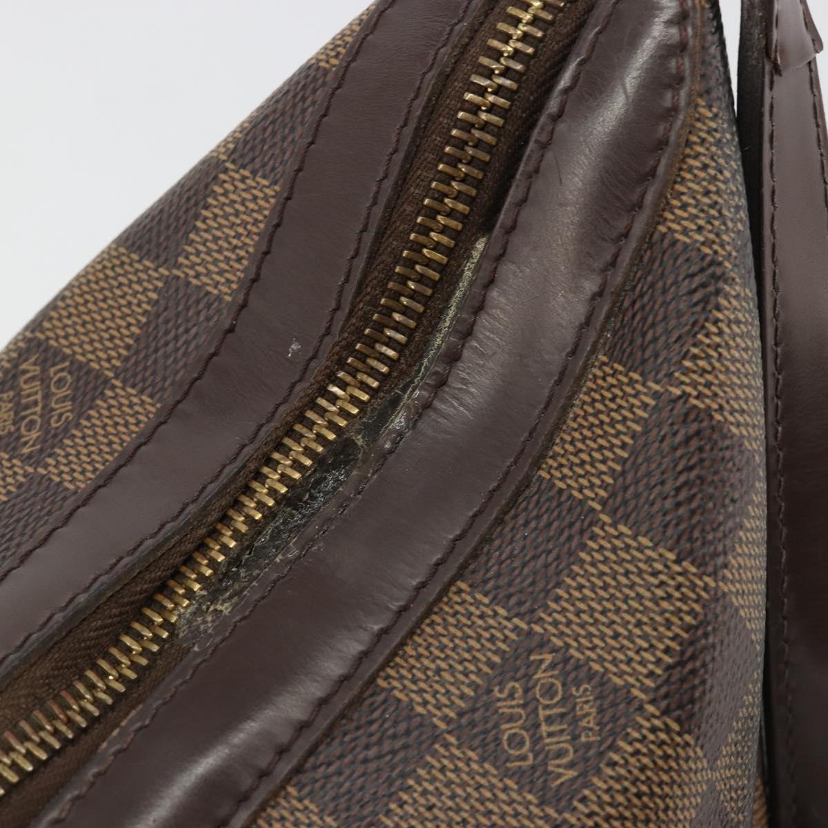 LOUIS VUITTON Damier Ebene Illovo MM Shoulder Bag N51995 LV Auth BA13990