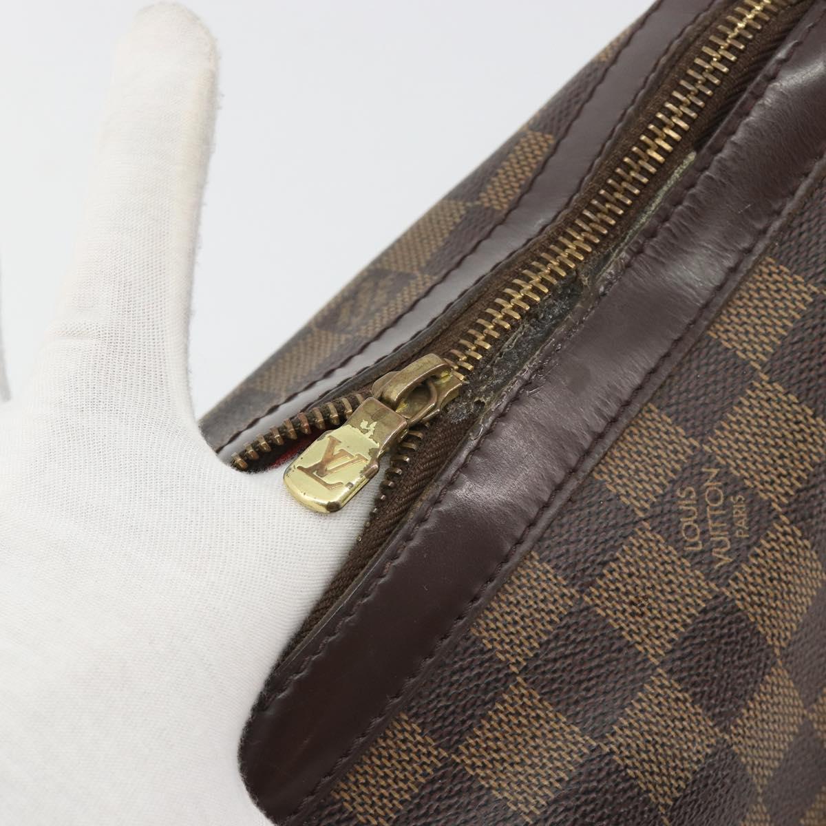 LOUIS VUITTON Damier Ebene Illovo MM Shoulder Bag N51995 LV Auth BA13990