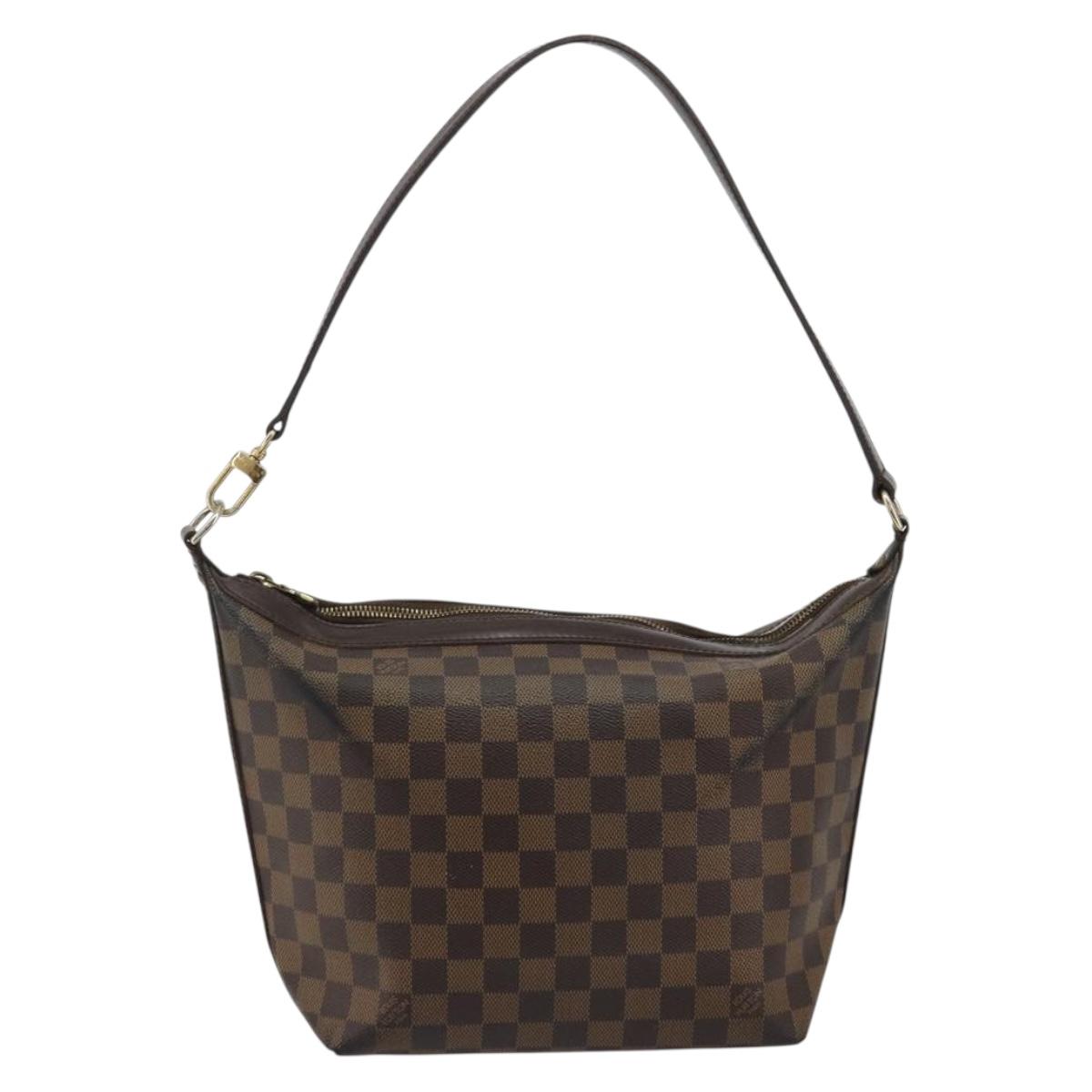 LOUIS VUITTON Damier Ebene Illovo MM Shoulder Bag N51995 LV Auth BA13990