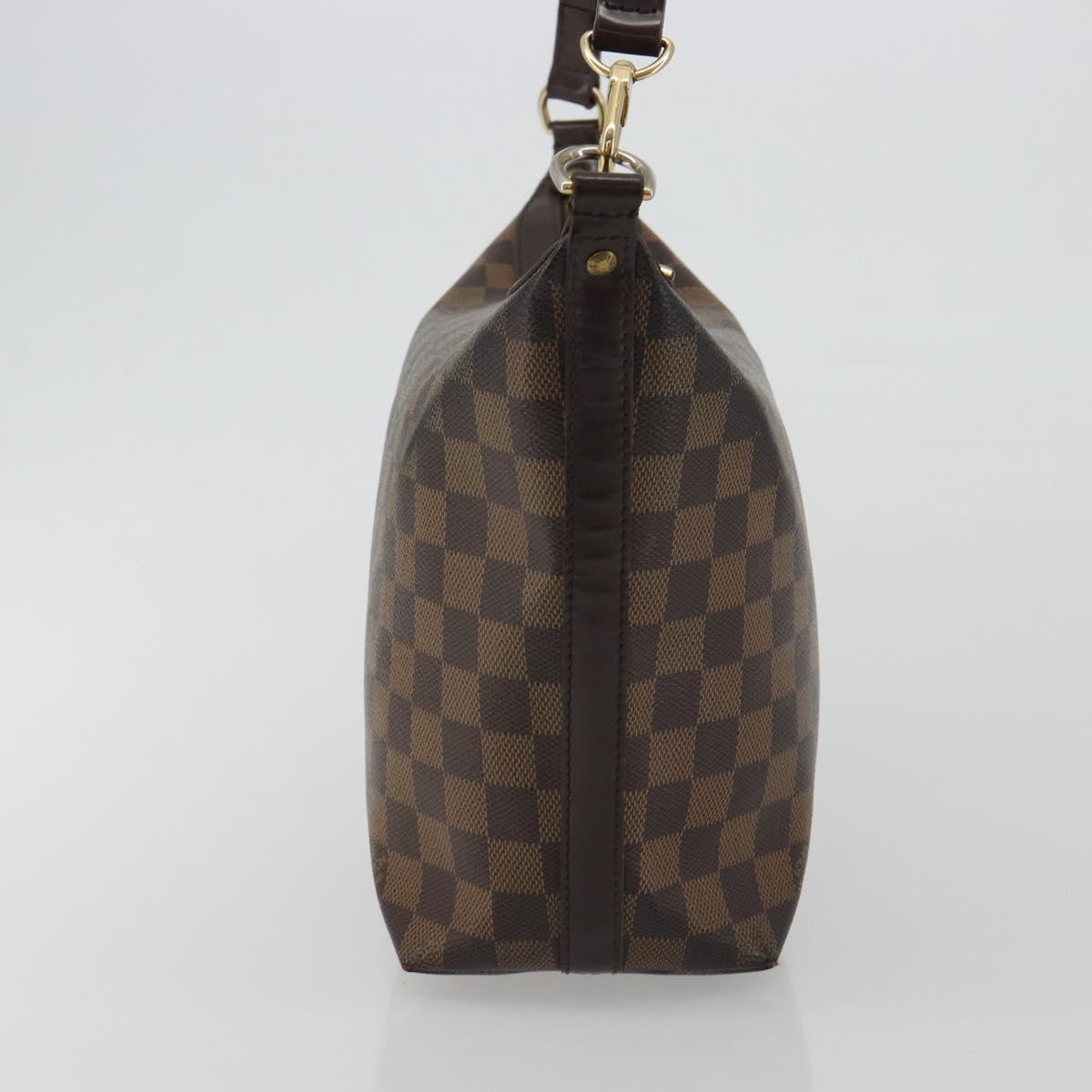 LOUIS VUITTON Damier Ebene Illovo MM Shoulder Bag N51995 LV Auth BA13990