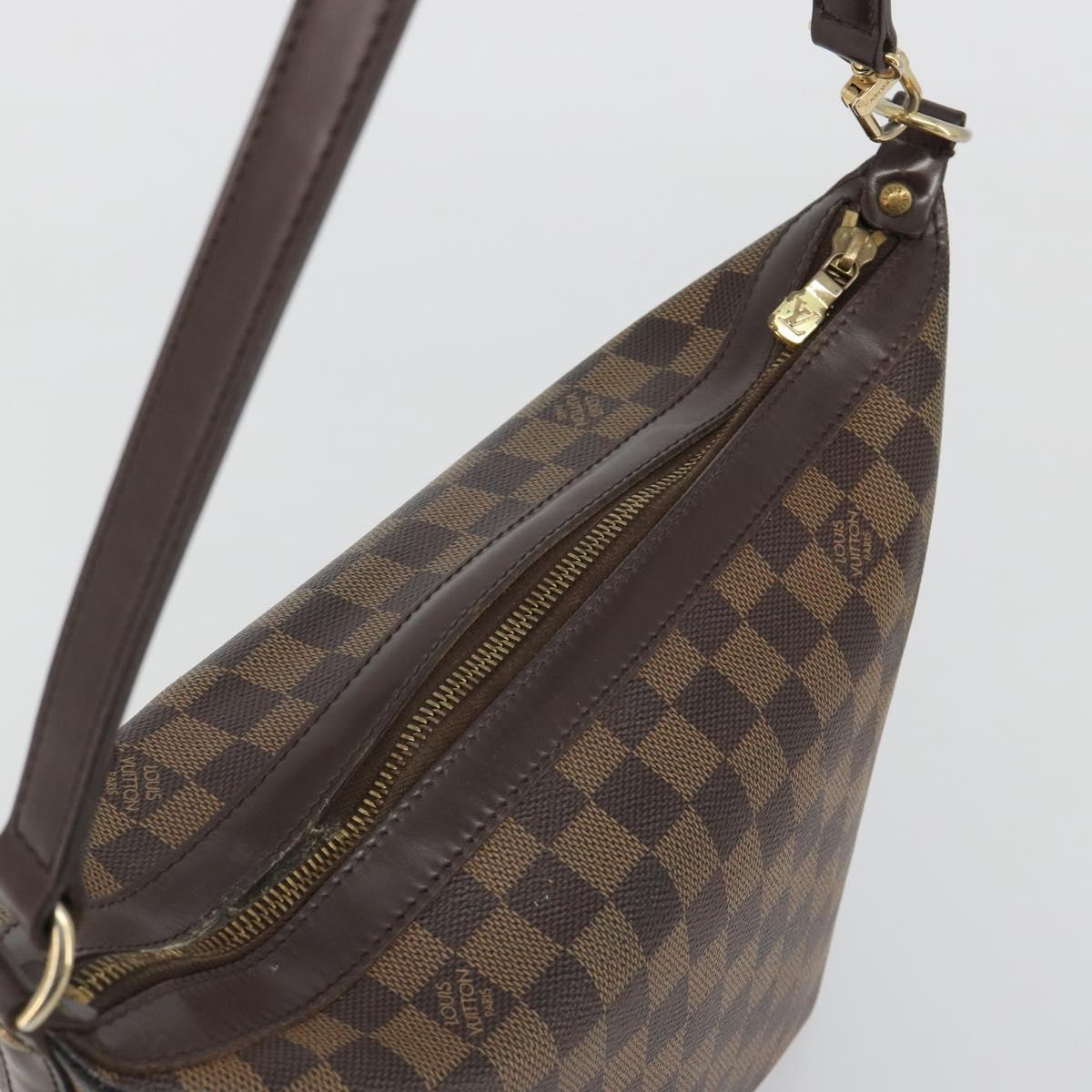 LOUIS VUITTON Damier Ebene Illovo MM Shoulder Bag N51995 LV Auth BA13990