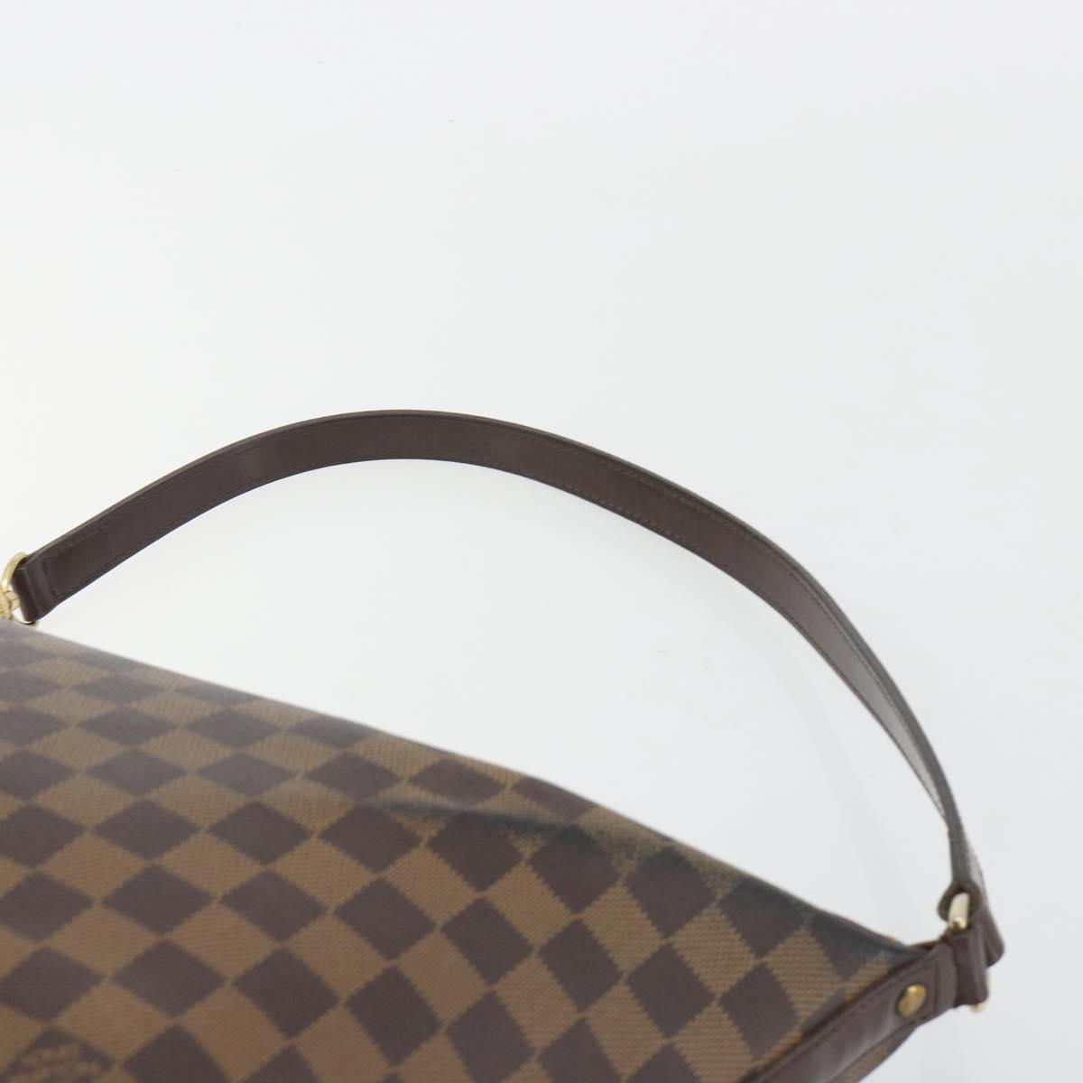 LOUIS VUITTON Damier Ebene Illovo MM Shoulder Bag N51995 LV Auth BA13990