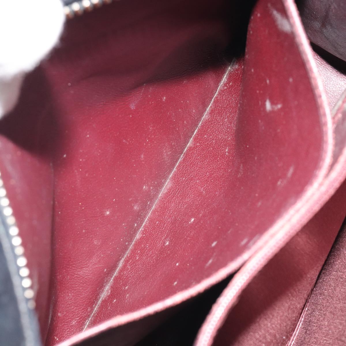 CHANEL Tote Bag Patent Black CC Auth BA14017