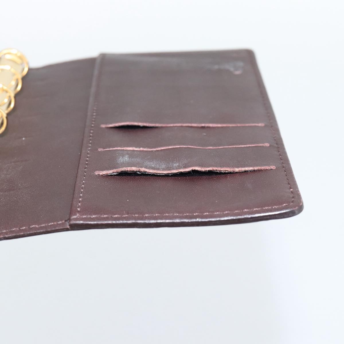 LOUIS VUITTON Monogram Vernis Agenda PM Amarante R21026 LV Auth BA14020